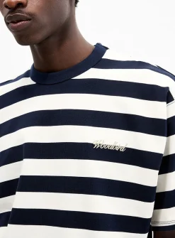Nautical stripes loose T-shirt