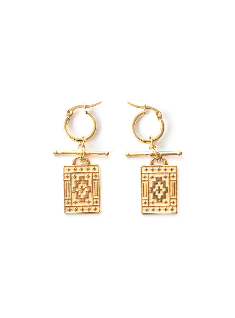 Navi gold earrings