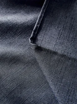 Navy textured tablecloth