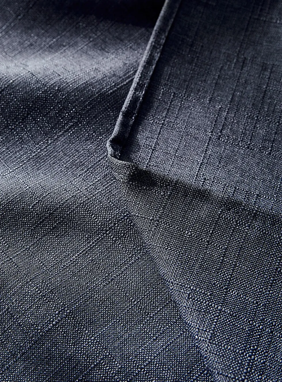 Navy textured tablecloth