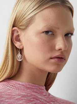 Nebula recycled nylon earrings