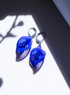 Nebula recycled nylon earrings