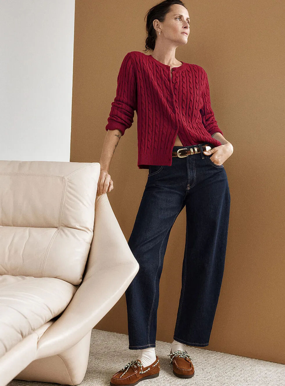 Nica dark indigo jean