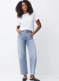 Nica faded pale indigo jean