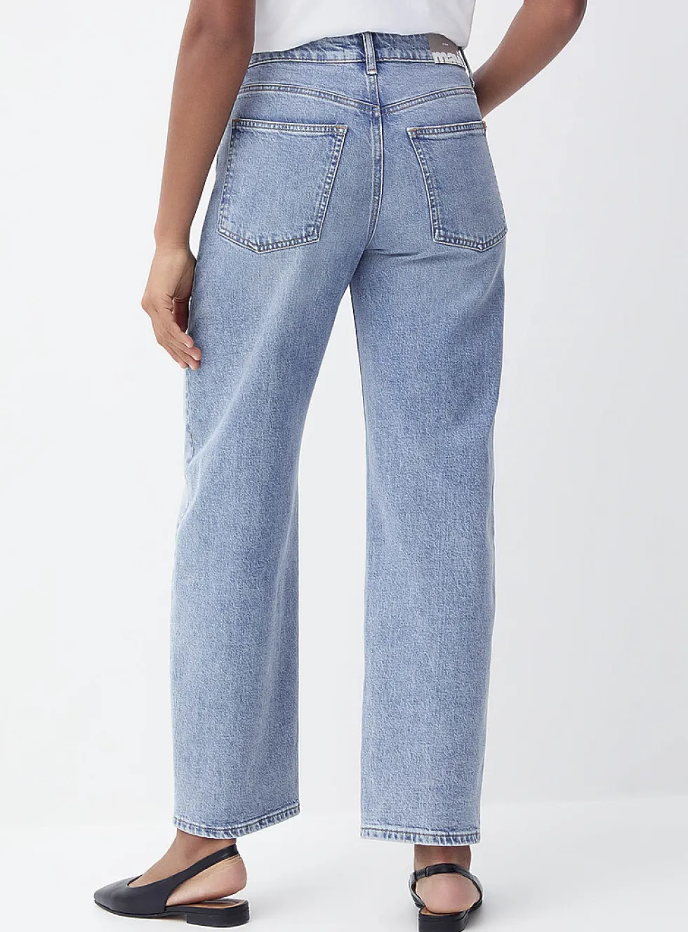 Nica faded pale indigo jean