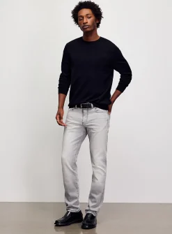Nick bleached ash-grey jean