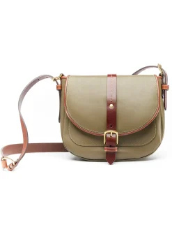 Nicole genuine leather flap bag