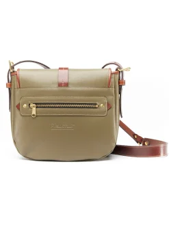 Nicole genuine leather flap bag