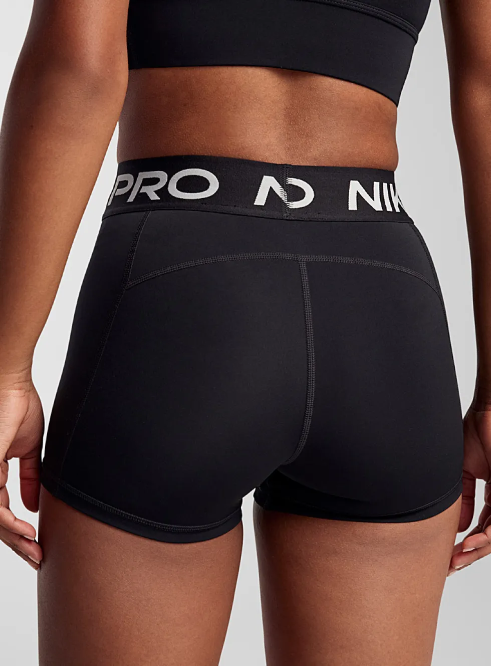 Nike Pro logo waist compression short