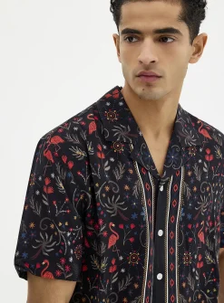 Nocturnal exoticism camp shirt