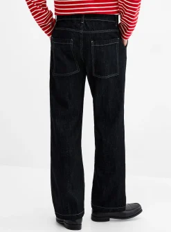 Nocturnal indigo pleated jean