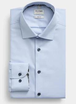 No-iron micro-pattern shirt