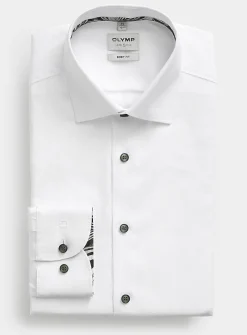 No-iron micro-pattern shirt