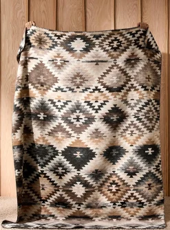 Nomad Light neutral palette ornamental pattern throw
