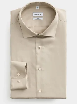 Non-iron sateen shirt