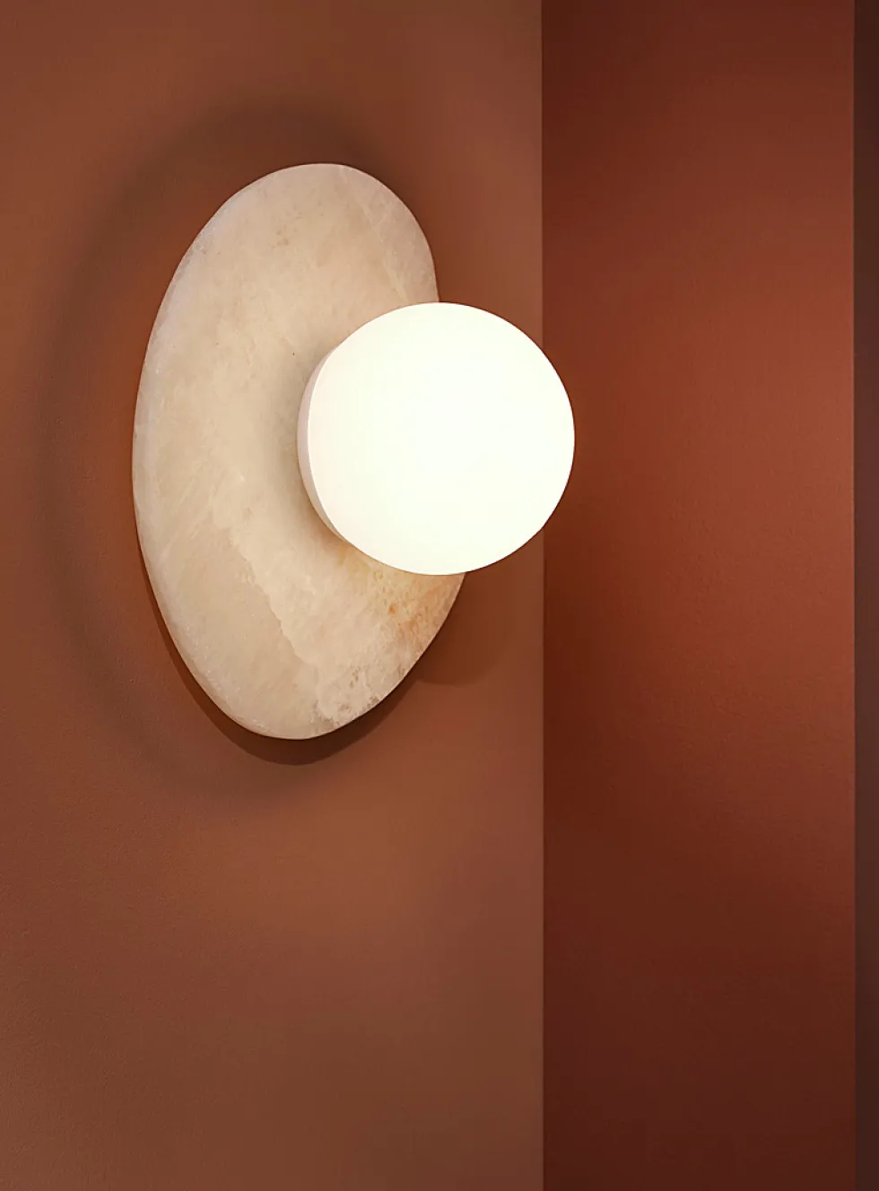 Nopal onyx asymmetrical light fixture