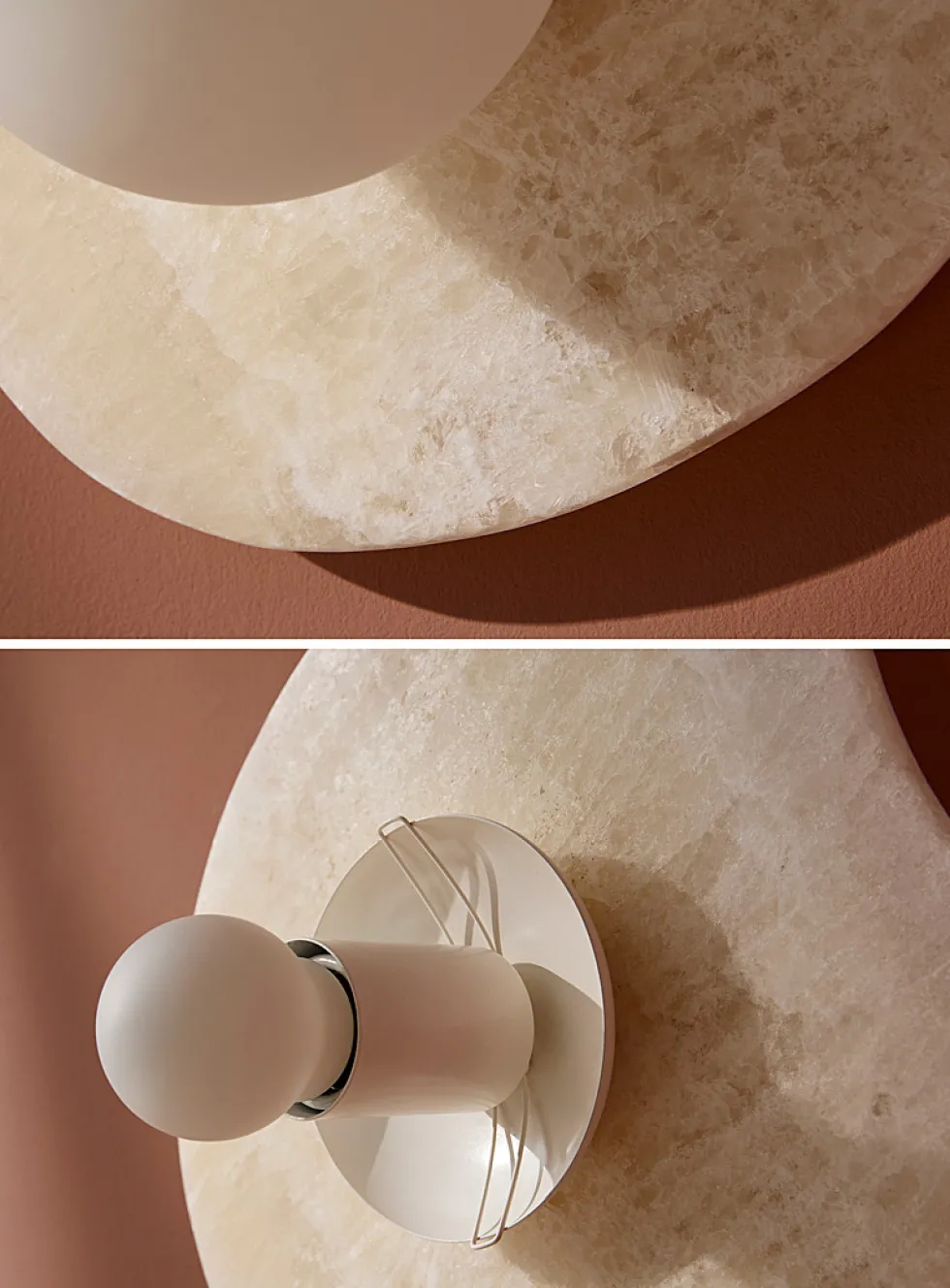 Nopal onyx asymmetrical light fixture