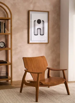 Nordik teak lounge chair