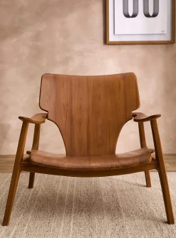 Nordik teak lounge chair
