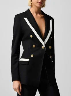 Not a DB white piping blazer