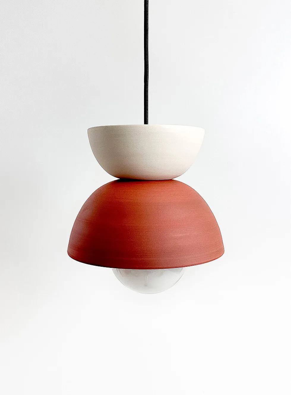 Nova stoneware hanging lamp
