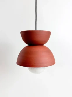Nova stoneware hanging lamp