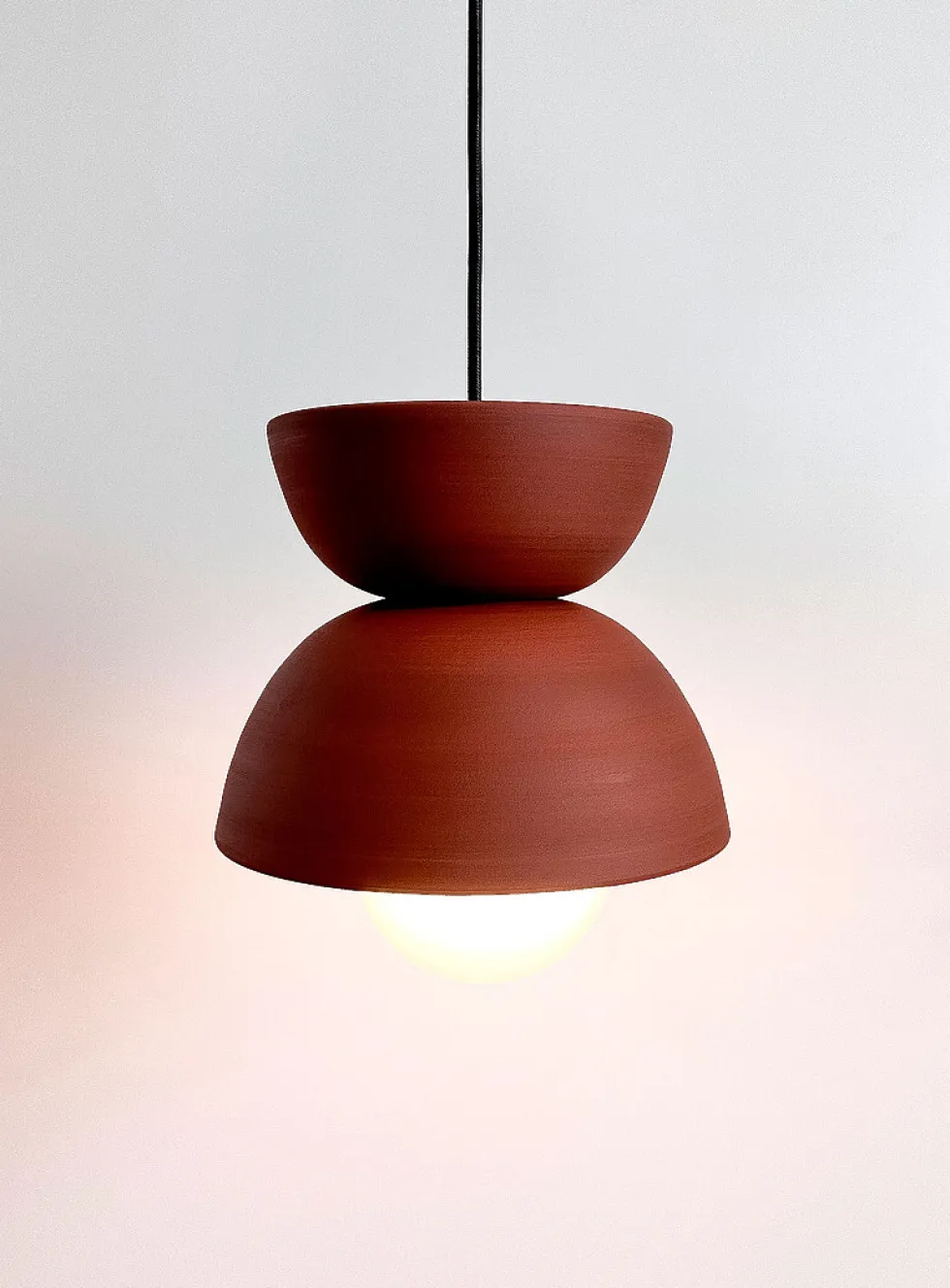Nova stoneware hanging lamp
