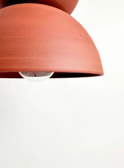 Nova stoneware hanging lamp