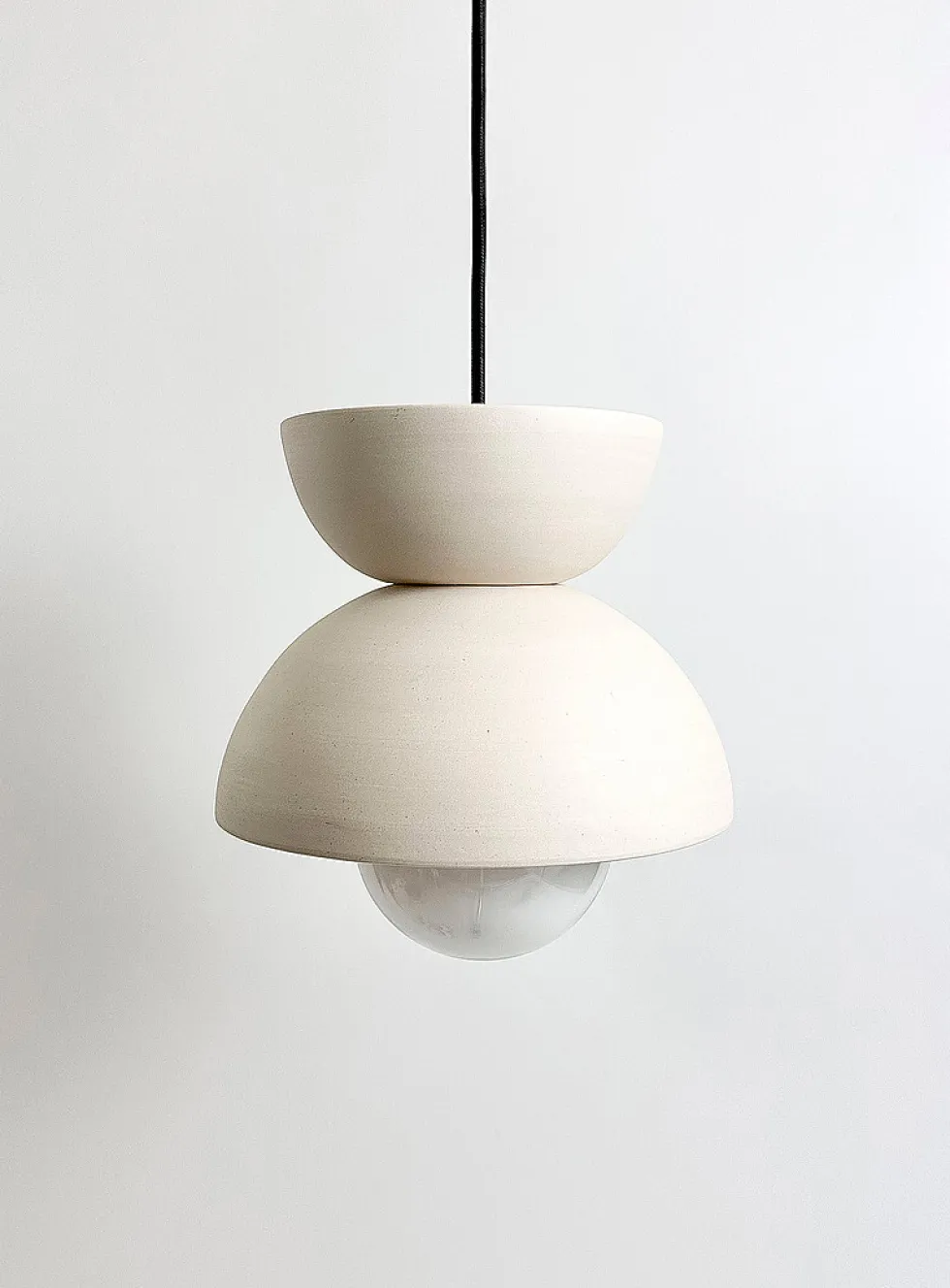 Nova stoneware hanging lamp