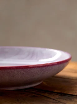 Nuanced red bowl