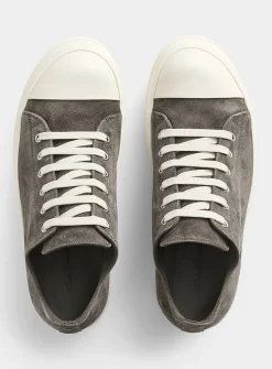 Nubuck low-top sneaker
