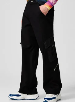 Nylon pocket cargo pant