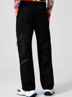 Nylon pocket cargo pant
