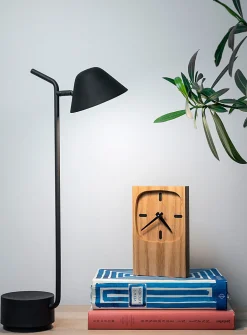 Oak table clock