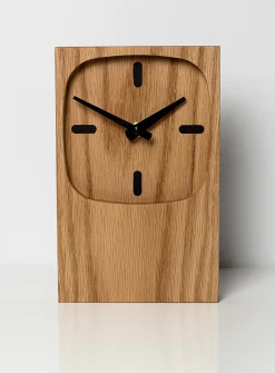 Oak table clock
