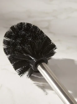 Oak wood toilet brush