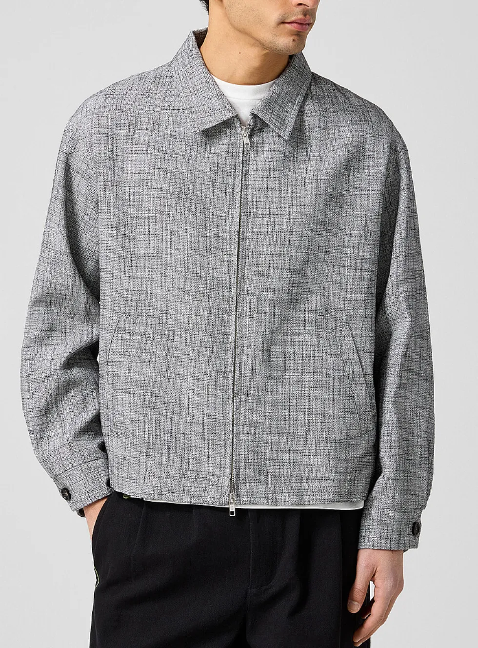 Ohio woven zip-up jacket