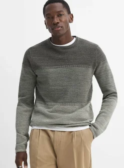 Ombré block sweater