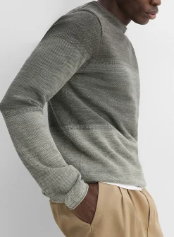 Ombré block sweater