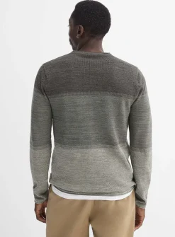 Ombré block sweater
