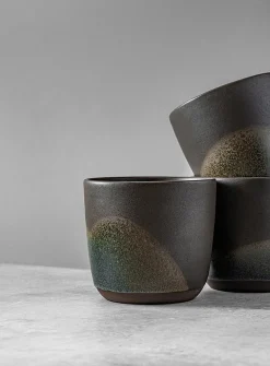 Ombre stoneware travel mug 10 oz.