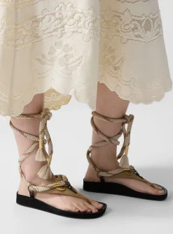 Onyna corded sandals