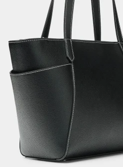 Opal side pocket tote bag