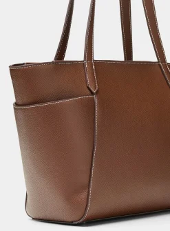 Opal side pocket tote bag