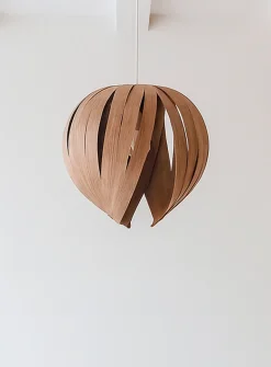 Open hazelnut hanging lamp