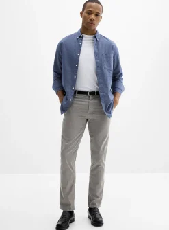 Optical pattern chinos