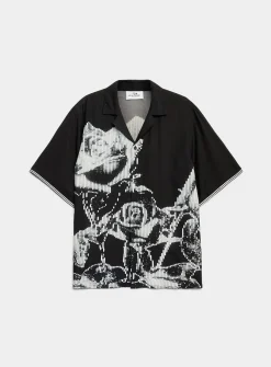 Optical rose camp shirt