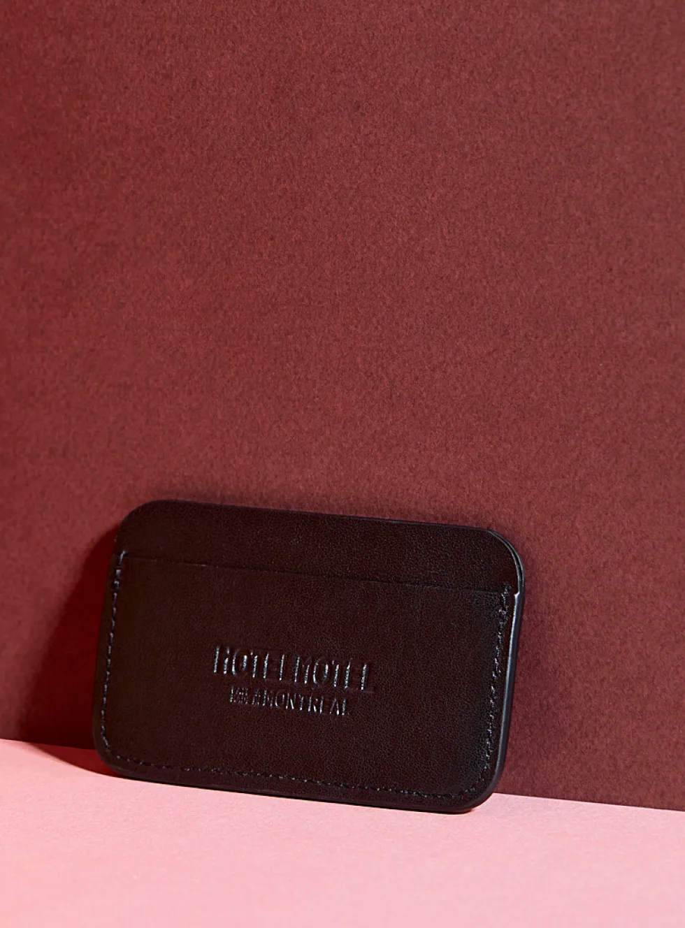 Opus leather card case