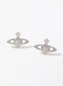 Orb and crystals earrings