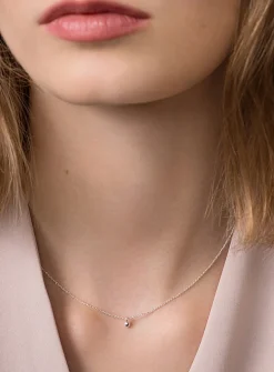 Orb silver necklace
